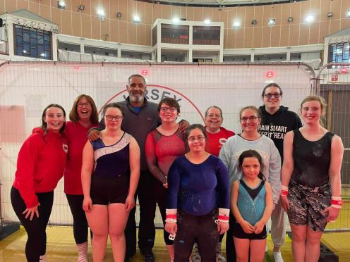 Daley Thompson with JSGC members